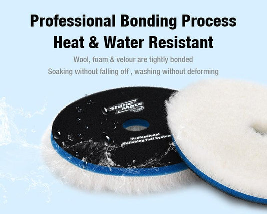 ShineMate T130 High-Nap Wool Pad, 5"