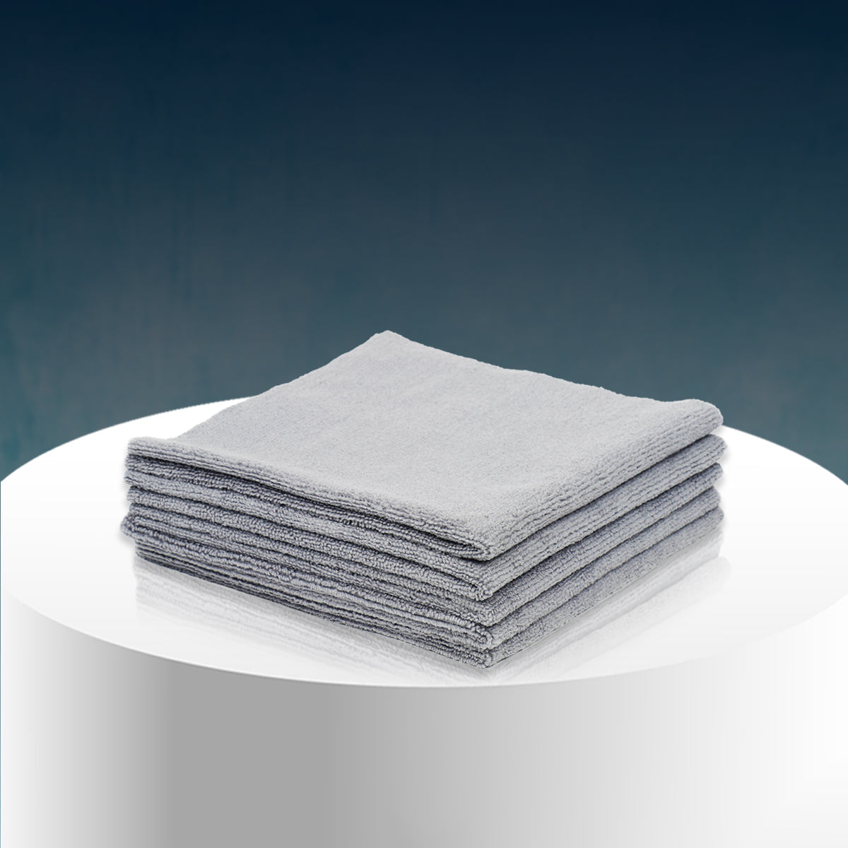 Poshlyf Microfiber Cloth Edgeless Ultrasonic Cut 40cm x 40cm Grey 380 GSM
