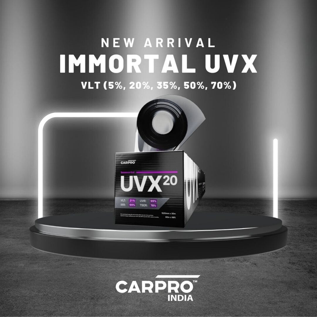 CarPro Immortal UVX70 – Sun Control Window Film, TSER 50%