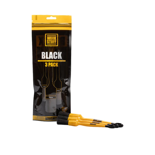 Work Stuff Detailing Brush Black 3 Pack