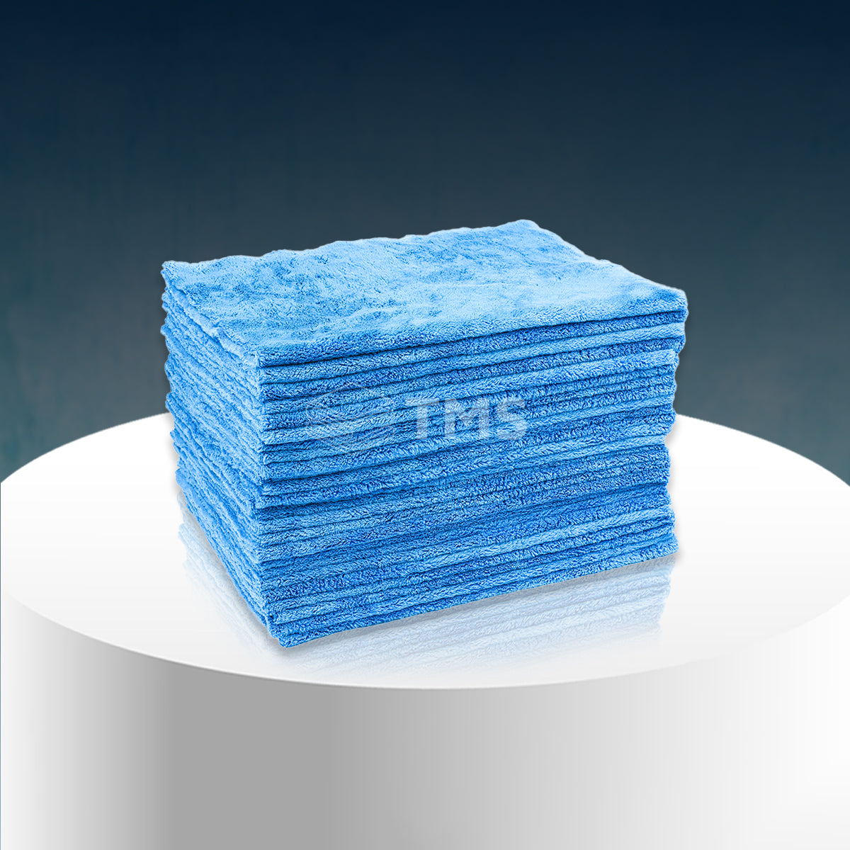 Poshlyf Drier Superb 600 GSM Blue Microfiber Titaniumline 60cmx40cm