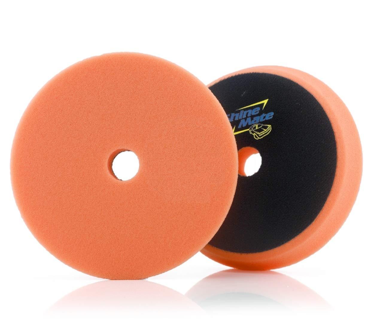 ShineMate T40 Medium-Cut Pad, Flat Orange, 6/7"