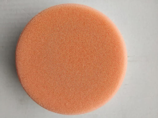 ShineMate T40 Rotary Medium-Cut Pad, Flat Orange, 7"