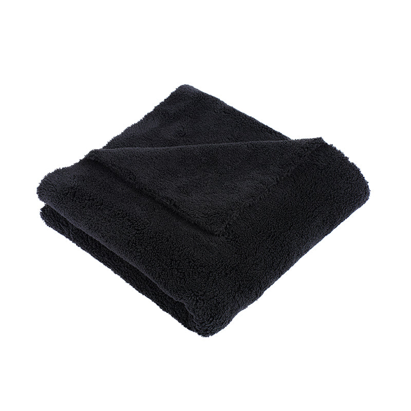 Poshlyf Drier Superb 600 GSM Black Microfiber Titaniumline 60cmx40cm