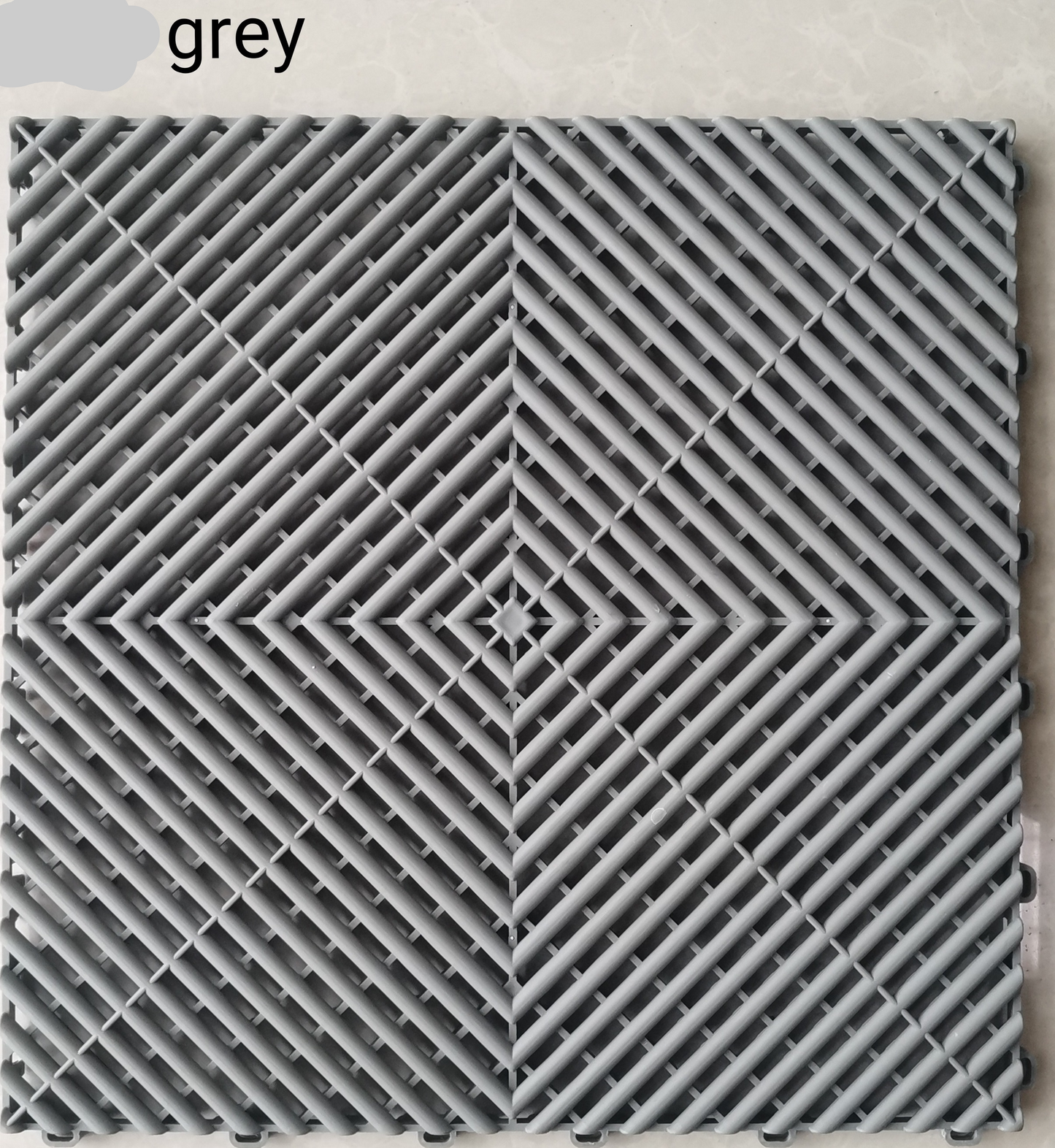 Keramik Car Wash Floor Mat Tile, 40x40cm (1.72 sq. ft), Thickness 32mm