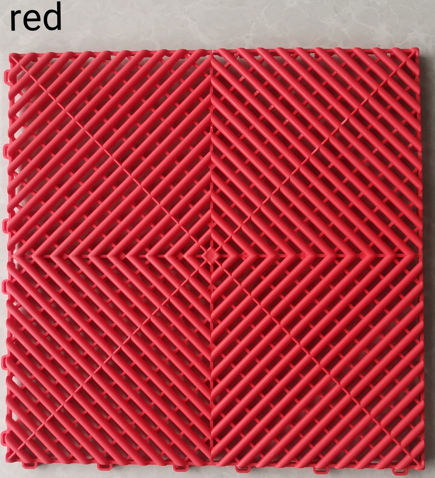 Keramik Car Wash Floor Mat Tile, 40x40cm (1.72 sq. ft), Thickness 32mm