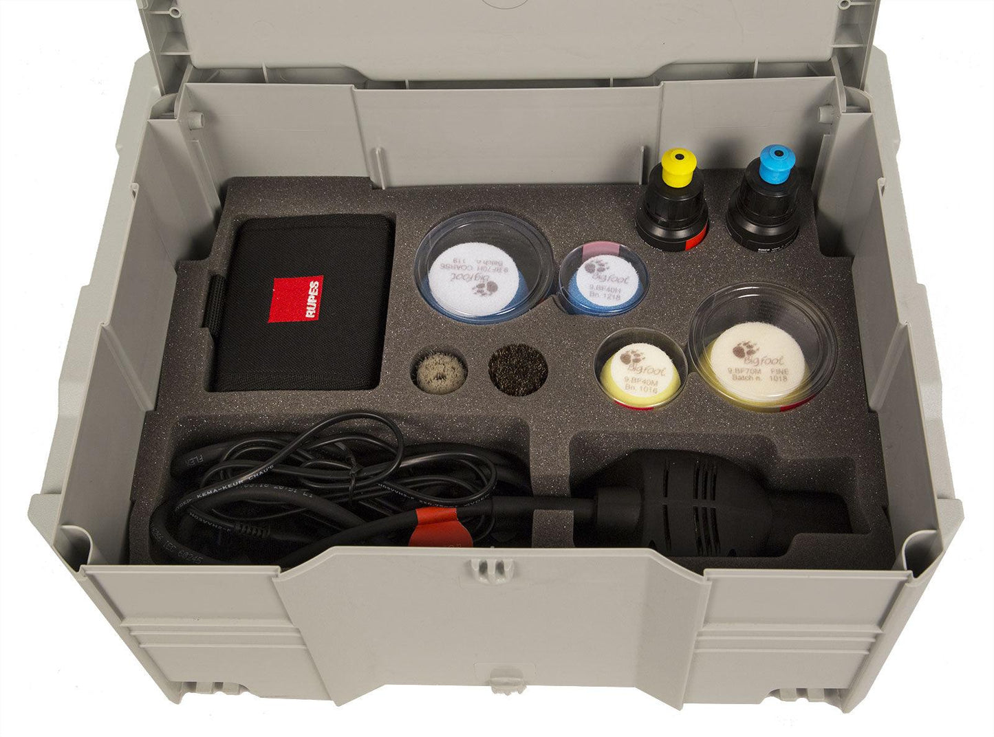 RUPES Ibrid Nano Polisher Long Neck With 3 Different Movements & Luxury Kit, HR81ML/LUX