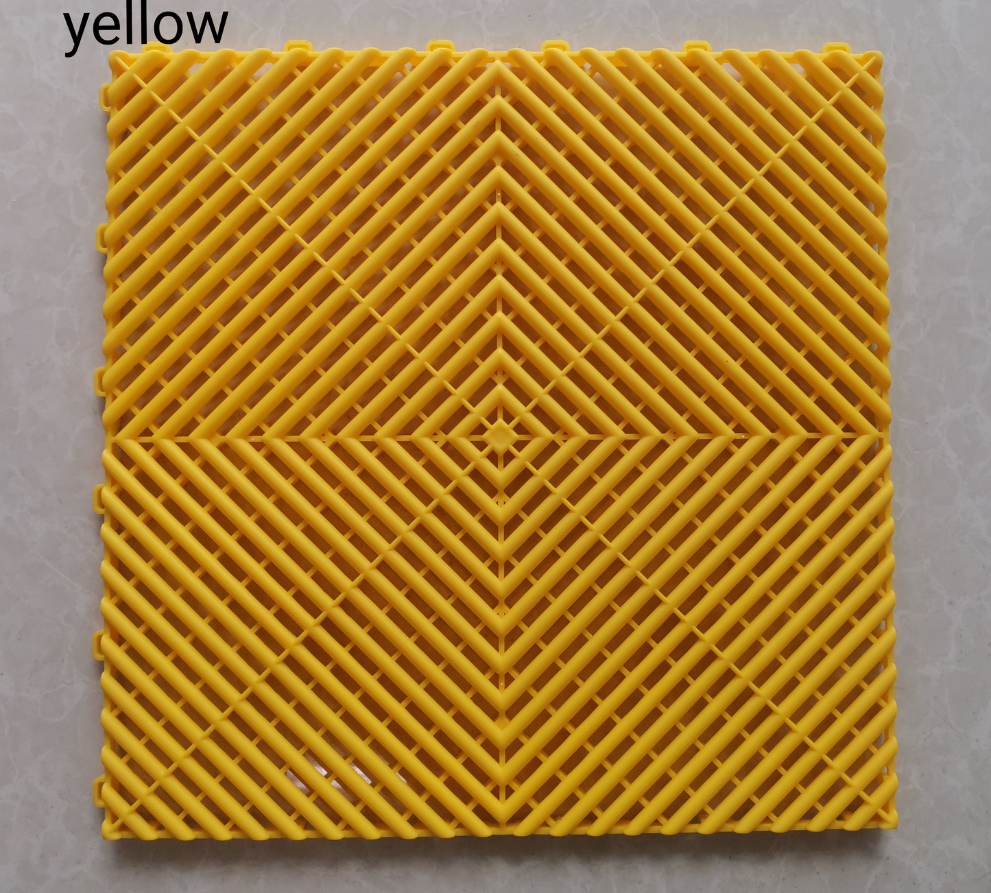 Keramik Car Wash Floor Mat Tile, 40x40cm (1.72 sq. ft), Thickness 32mm