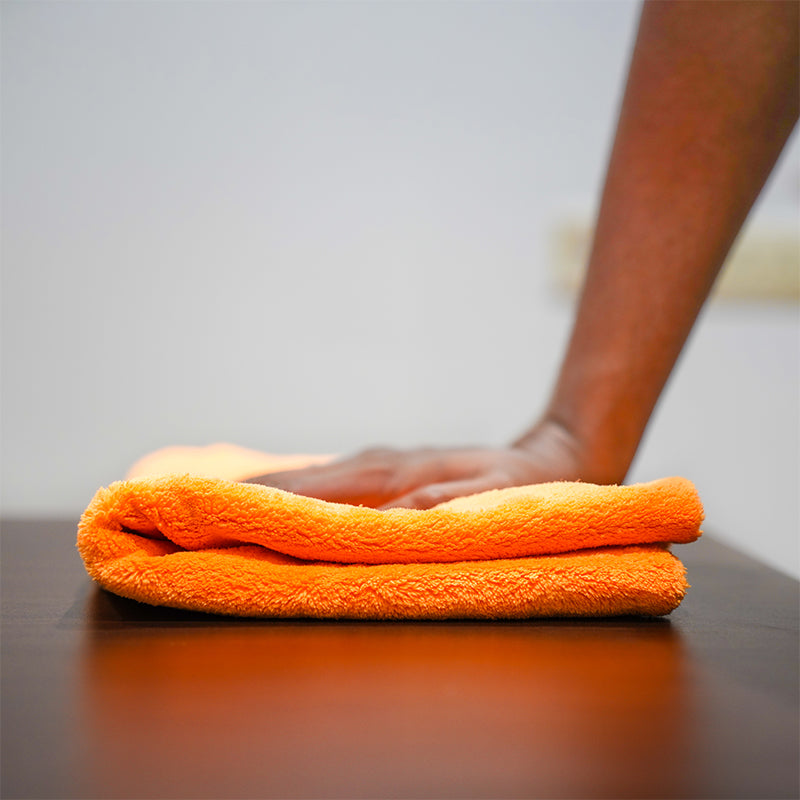 Poshlyf Drier Superb 600 GSM Orange Microfiber Titaniumline 60cmx40cm