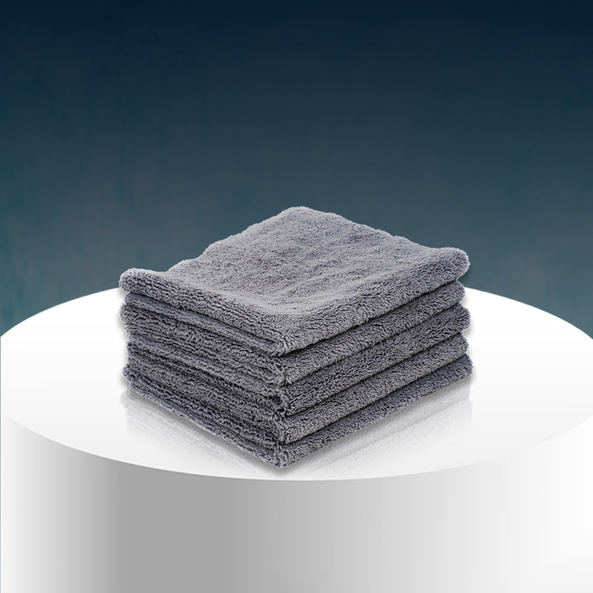 Poshlyf Microfiber Cloth Edgeless-Duo Type 40cm x 40cm Light Grey 380 GSM
