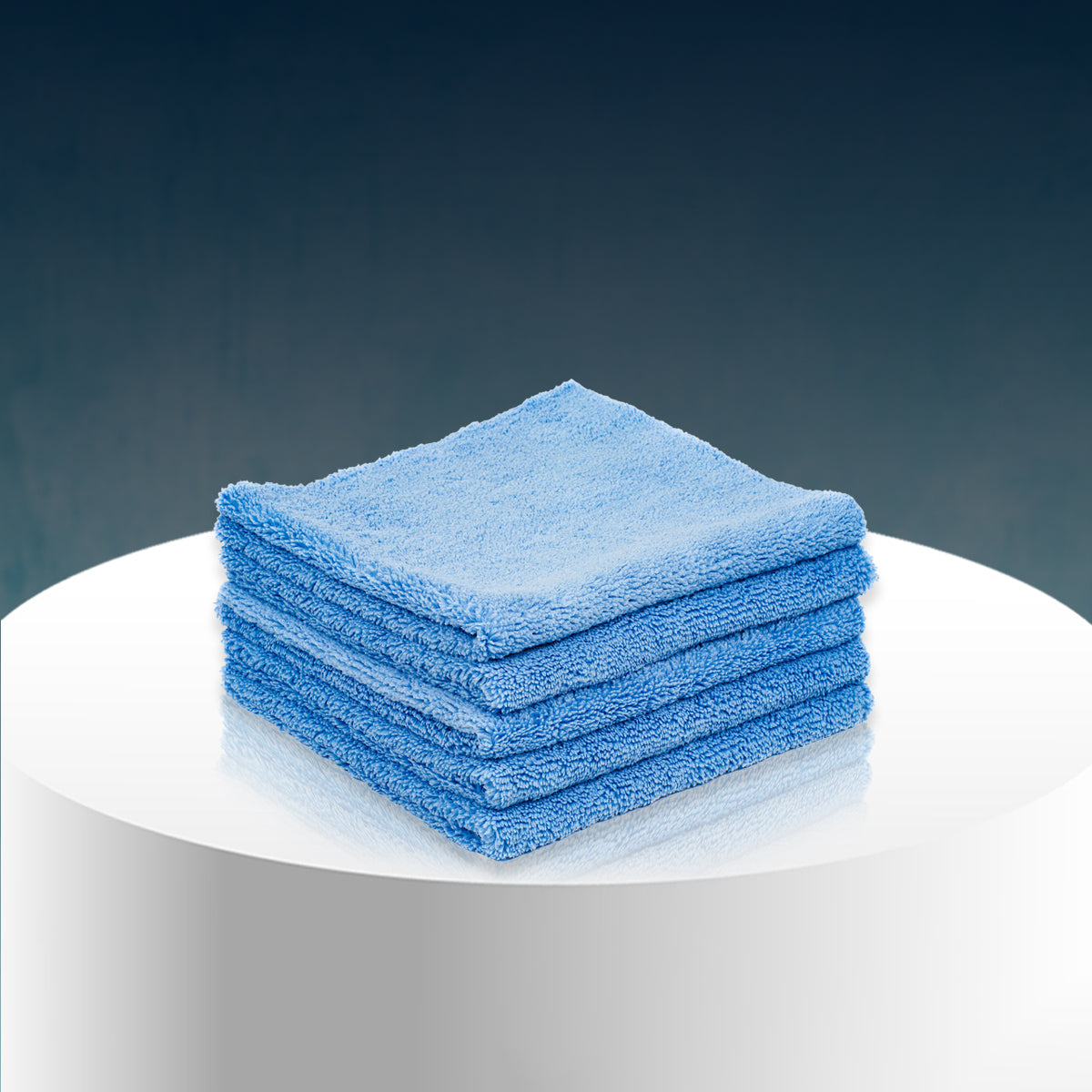 Poshlyf Microfiber Cloth Edgeless-Duo Type 40cm x 40cm Blue 380 GSM