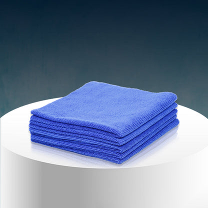 Poshlyf Microfiber Cloth Edgeless Ultrasonic Cut 40cm x 40cm Blue 380 GSM