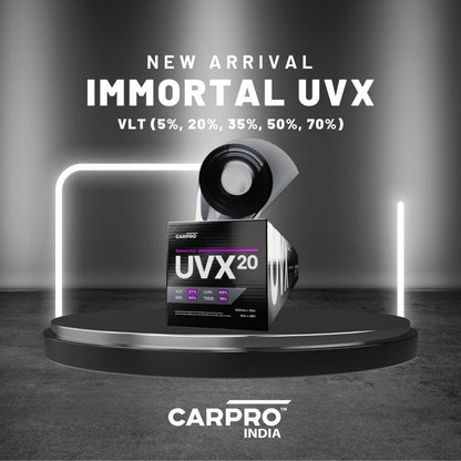 CarPro Immortal UVX70 – Sun Control Window Film, TSER 50%