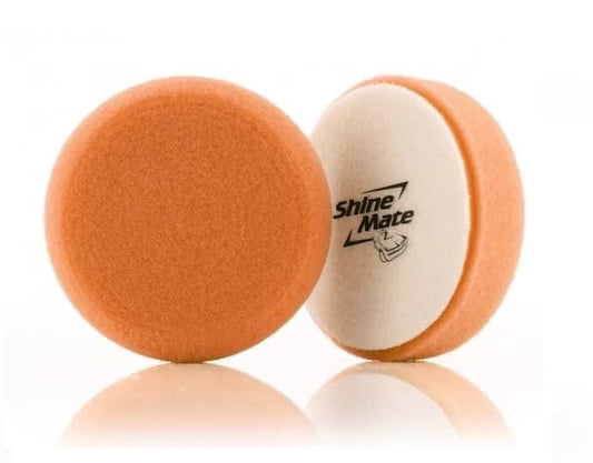 ShineMate T40 Rotary Medium-Cut  Pad, Flat Orange, 7"