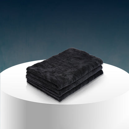 Poshlyf Drier Superb 600 GSM Black Microfiber Titaniumline 60cmx40cm