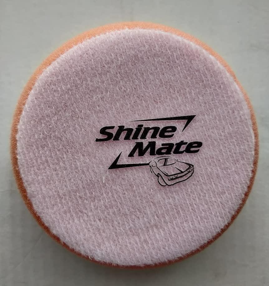 ShineMate T40 Rotary Medium-Cut  Pad, Flat Orange, 7"