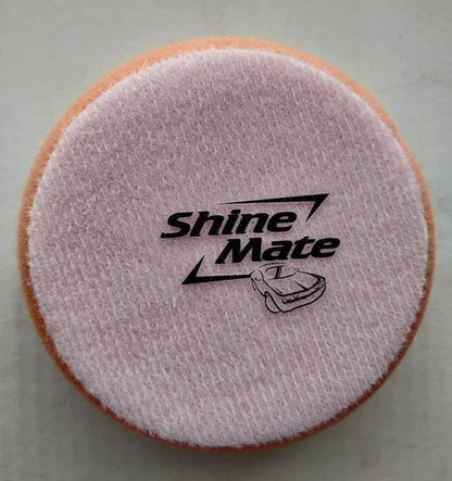 ShineMate T40 Rotary Medium-Cut  Pad, Flat Orange, 7"
