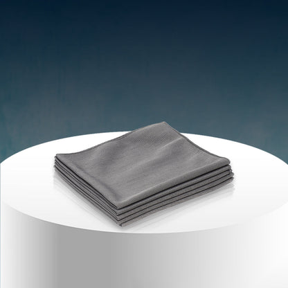 PoshLyf Microfiber Glass Cloth 35cm x 35cm Grey 250 GSM