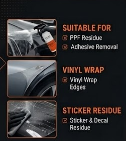 Keramik Gule X™ Professional Grade Glue & Adhesive Remover – Safe Solution for PPF, Wrap & Automotive Surfaces