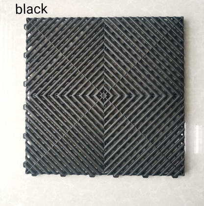 Keramik Car Wash Floor Mat Tile, 40x40cm (1.72 sq. ft), Thickness 32mm