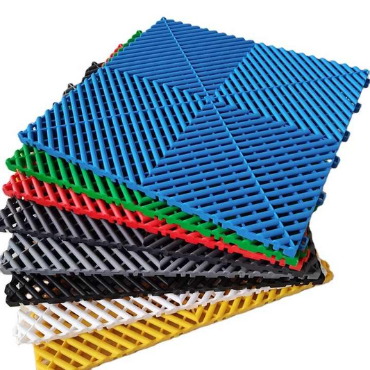 Keramik Car Wash Floor Mat Tile, 40x40cm (1.72 sq. ft), Thickness 32mm