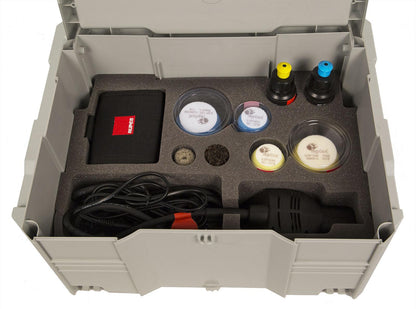 RUPES Ibrid Nano Polisher Long Neck With 3 Different Movements & Luxury Kit, HR81ML/LUX