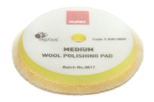 RUPES 9.NW160M Medium Wool Polishing Pad, 150/170 mm, 6"