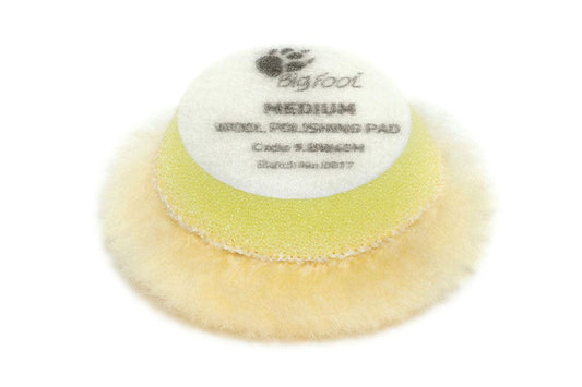 RUPES 9.BW40M Medium Wool Polishing Pad, 30/45 mm, 1" set of 4