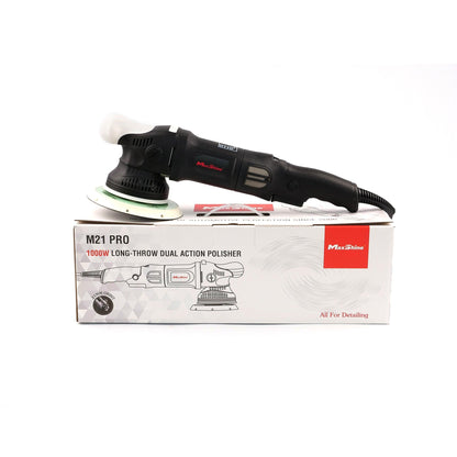 MaxShine M21 PRO 1000W Long Throw Dual Action Polisher, 6"