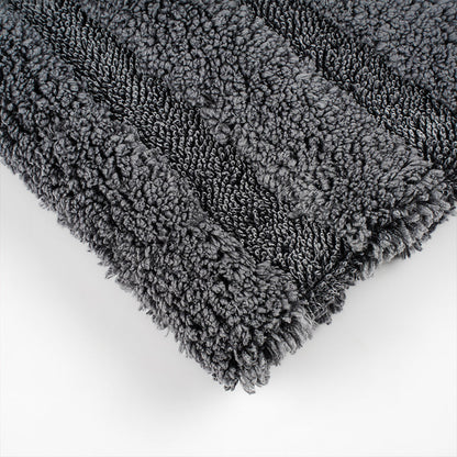 Poshlyf Chipmunk Extreme Drying Towel 600 GSM Grey with Border 80cm x 50cm
