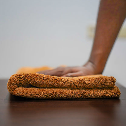 Poshlyf Drier Superb 600 GSM Brown Microfiber Titaniumline 60cmx40cm
