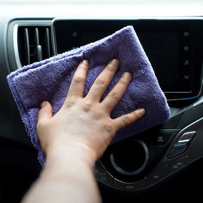 Poshlyf Drier Superb 600 GSM Purple Microfiber Titaniumline 60cmx40cm