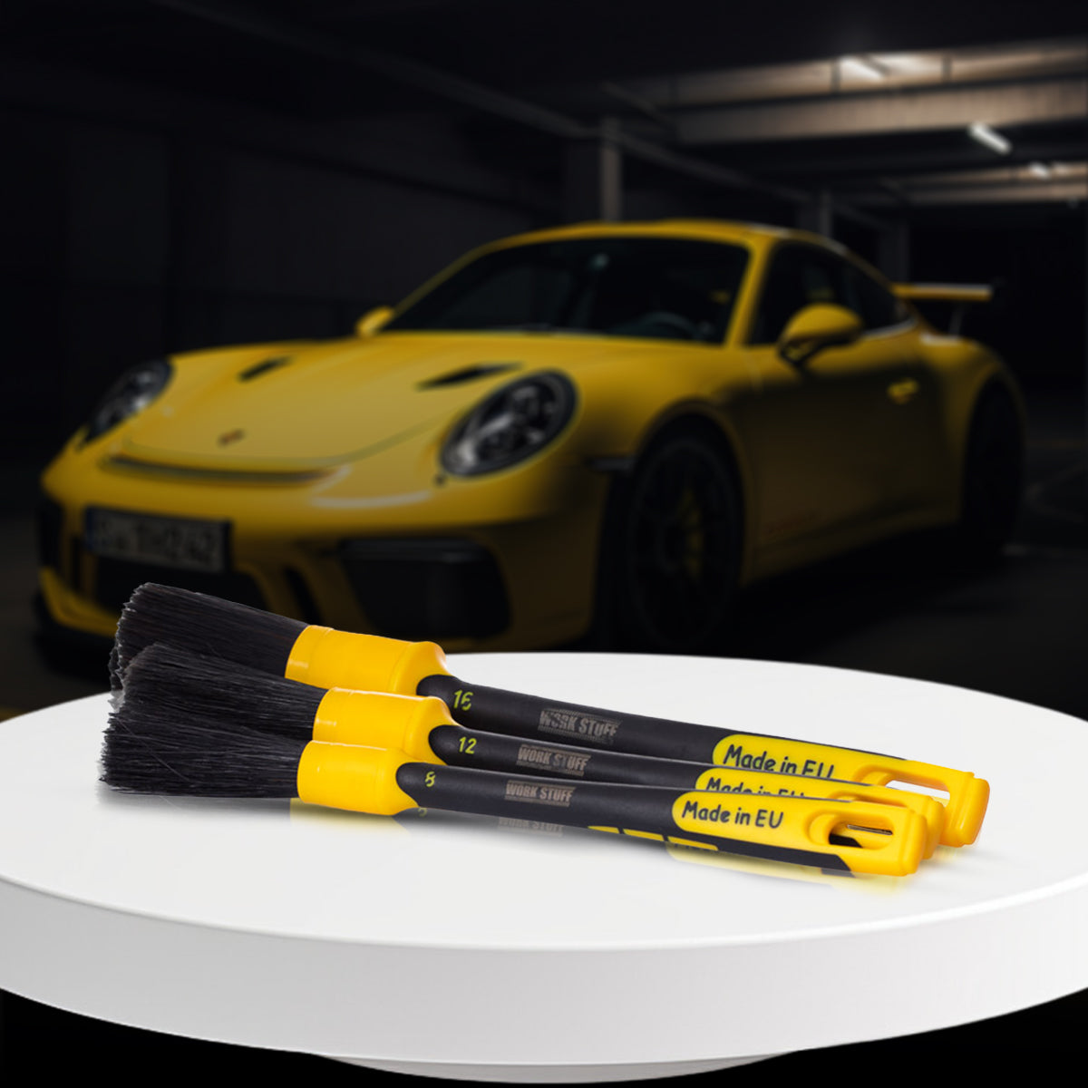 Work Stuff Detailing Brush Rubber Black