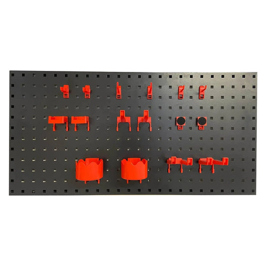Keramik Peg Board, Black, 90x40x2 cms