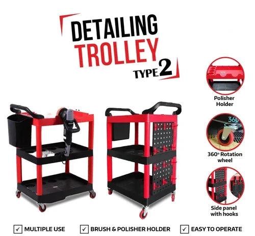 Keramik Detailing Trolley, 66x33x77cm, Type 2